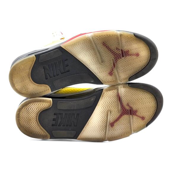 Nike Air Jordan 5 V Retro Men's Sneakers Fire Red Black 136027-101 US 12 - Picture 4 of 7